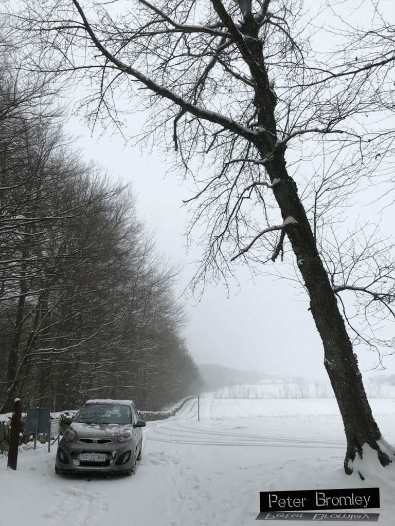 Kia Picanto in the snow