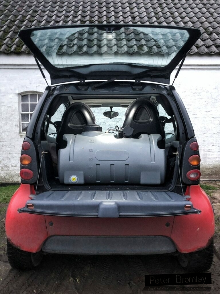 2003 Smart ForTwo cdi with an extra 100 litre dieseltank ;o)