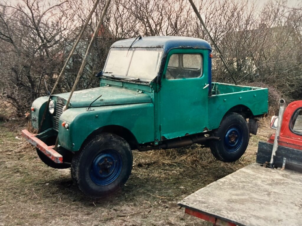 My 1953-1958 Series I 86" Land Rover, with it's coachbuilt cab