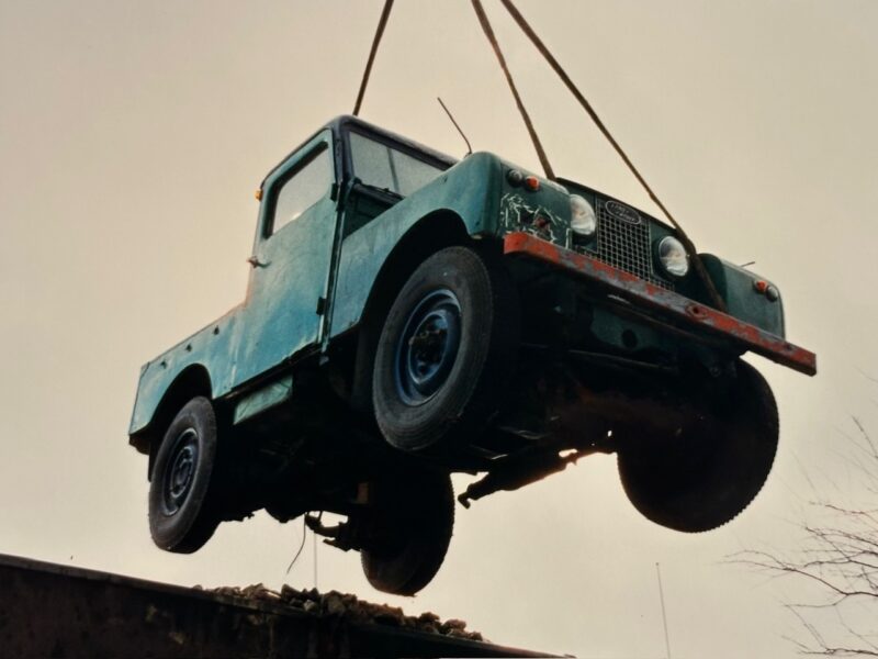 My 1953-1958 Series I 86" Land Rover, with it's coachbuilt cab