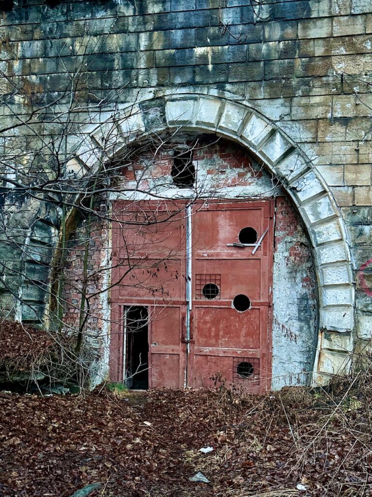 An old abandoned road tunnel has been repurposed as a barn - Romania 2025